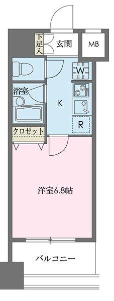 ドゥーエ新川 9階 1K 賃貸物件詳細