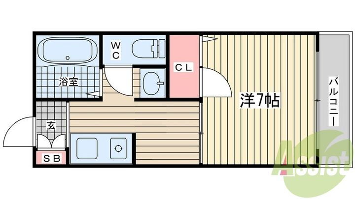 兵庫県神戸市長田区西代通１丁目 新長田駅 1K アパート 賃貸物件詳細