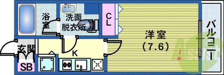 兵庫県神戸市中央区北本町通４丁目 三ノ宮駅 1K マンション 賃貸物件詳細