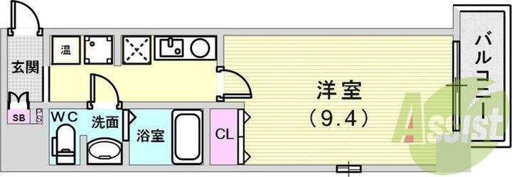 兵庫県神戸市中央区元町通６丁目 神戸駅 1K マンション 賃貸物件詳細