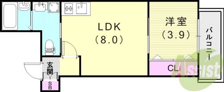 ＮＥＴ－Ｋ片山町 1階 1LDK 賃貸物件詳細