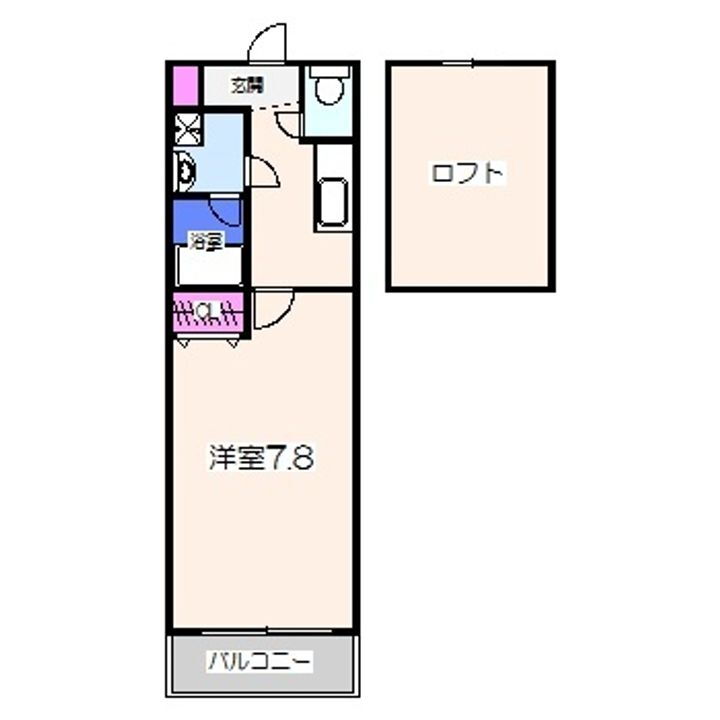 フジパレス　デルフィ鳳南 2階 1K 賃貸物件詳細