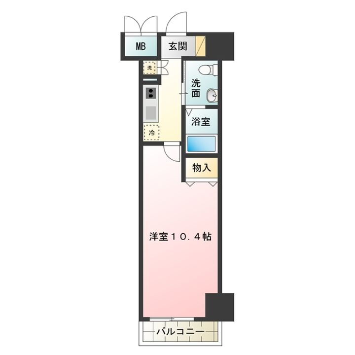 大阪府堺市堺区北花田口町２丁 堺東駅 1K マンション 賃貸物件詳細