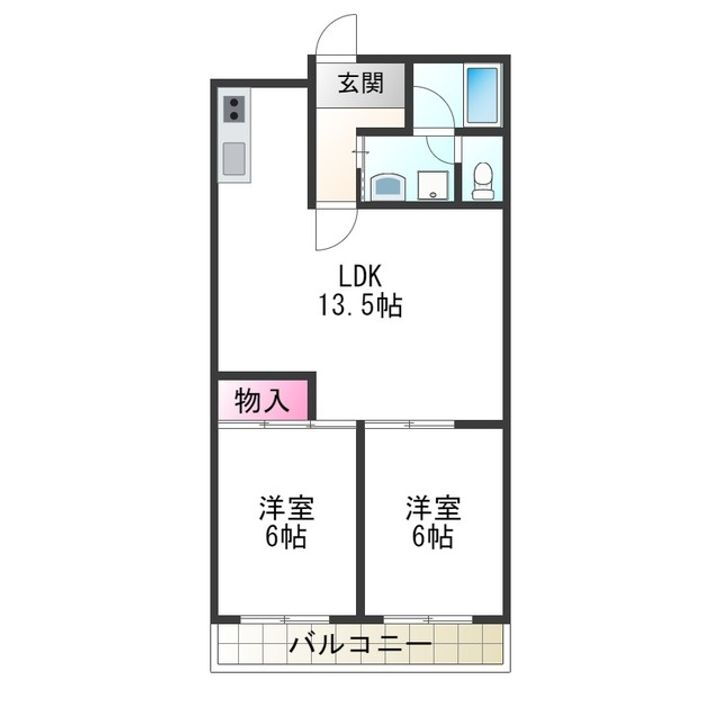 大阪府堺市堺区石津町３丁 石津川駅 2LDK マンション 賃貸物件詳細