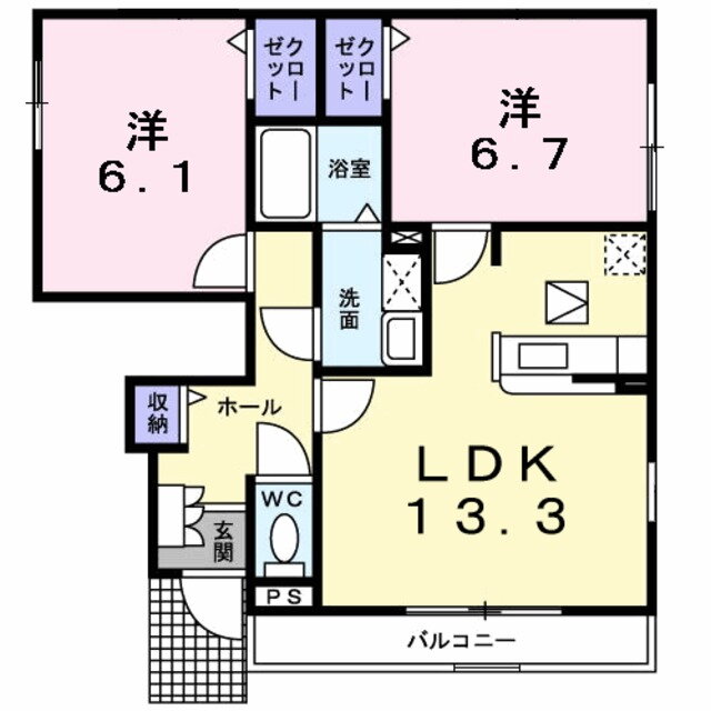 大阪府堺市西区草部 富木駅 2LDK アパート 賃貸物件詳細