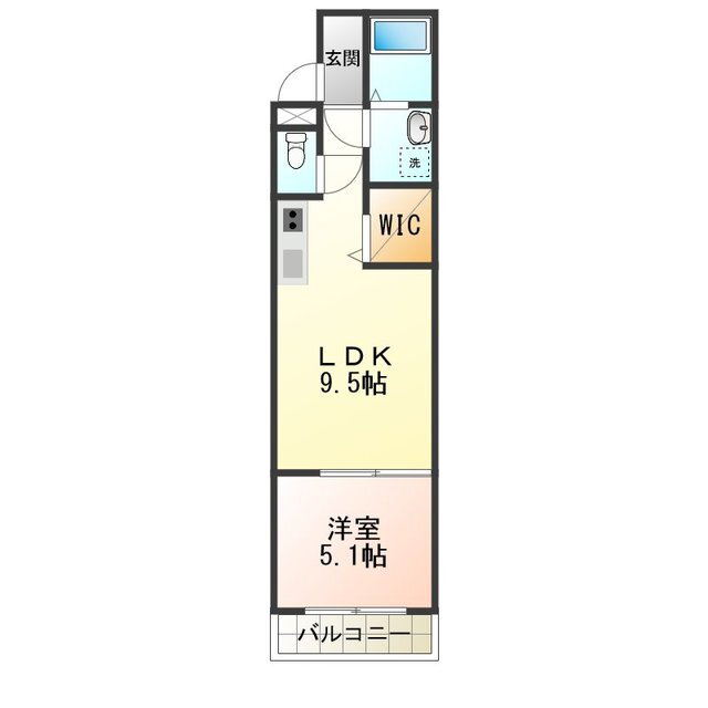 フジパレス杉本町Ⅱ番館 2階 1LDK 賃貸物件詳細