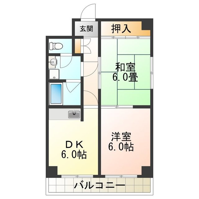 大阪府大阪市住吉区苅田３丁目 あびこ駅 2DK マンション 賃貸物件詳細