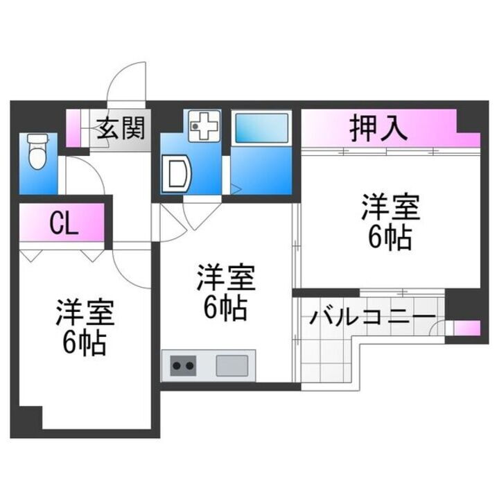 大阪府大阪市住吉区南住吉３丁目 我孫子町駅 2DK マンション 賃貸物件詳細