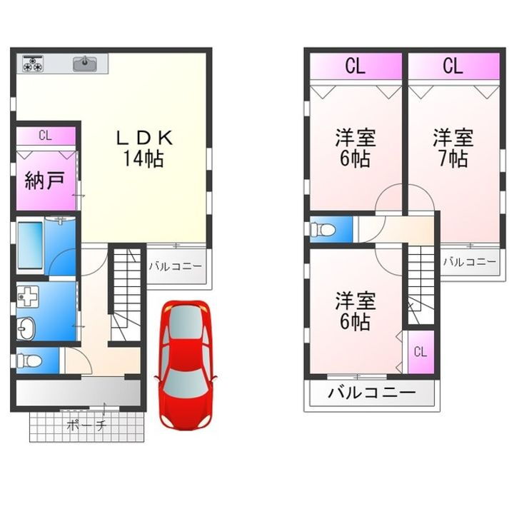 昭和町２貸家 3SLDK 賃貸物件詳細