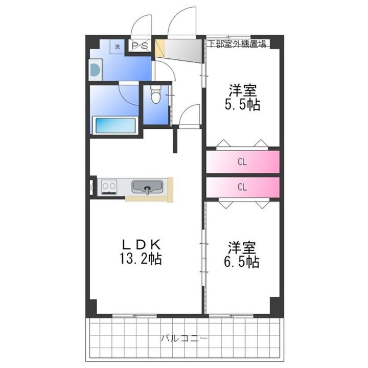 エクセルアンサー 2階 2LDK 賃貸物件詳細