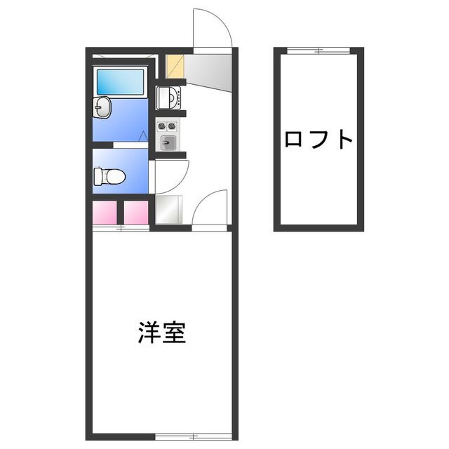 和歌山県和歌山市雄松町５丁目 宮前駅 1K アパート 賃貸物件詳細