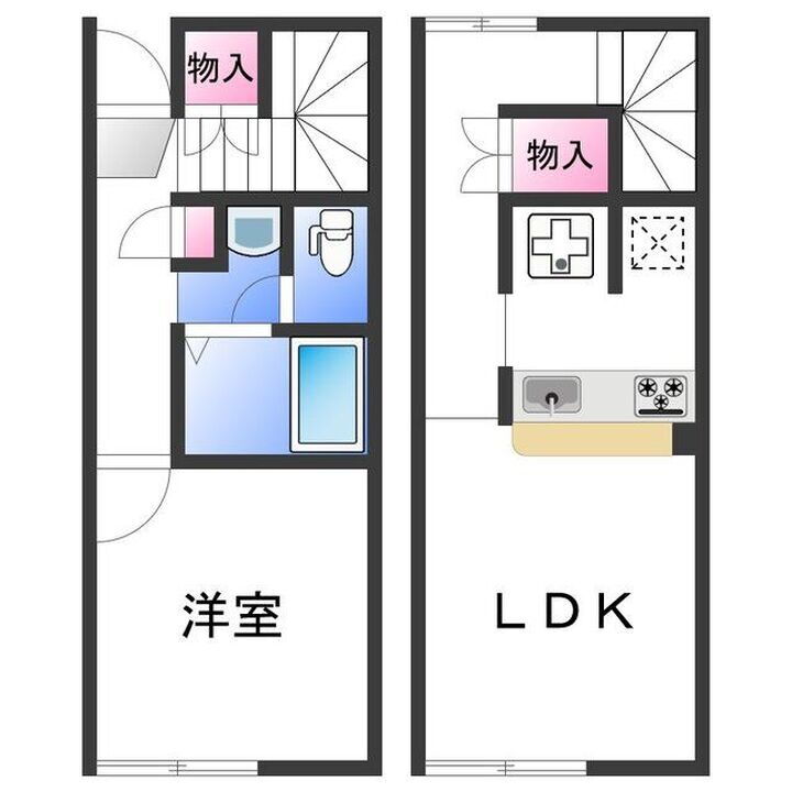 レオネクスト格Ⅱ 2階 1LDK 賃貸物件詳細