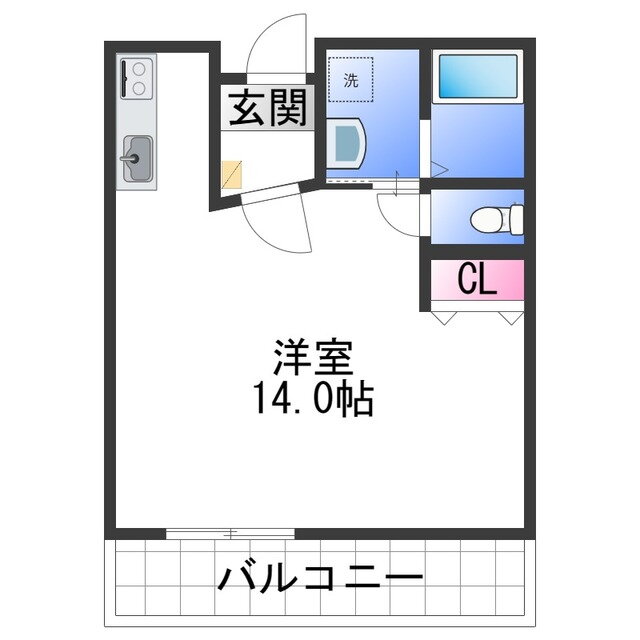 ＡＳＡビルズ吉田Ⅱ 3階 ワンルーム 賃貸物件詳細