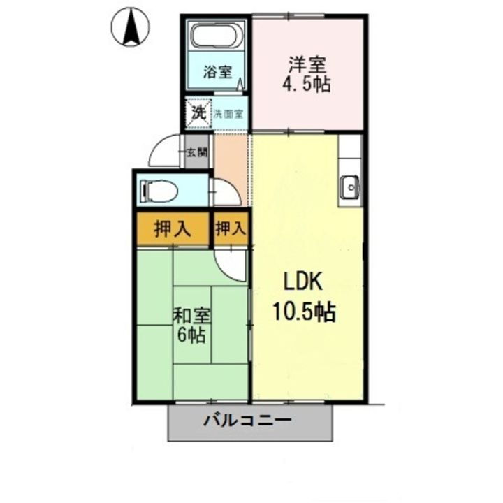 和歌山県和歌山市三葛 紀三井寺駅 2LDK アパート 賃貸物件詳細