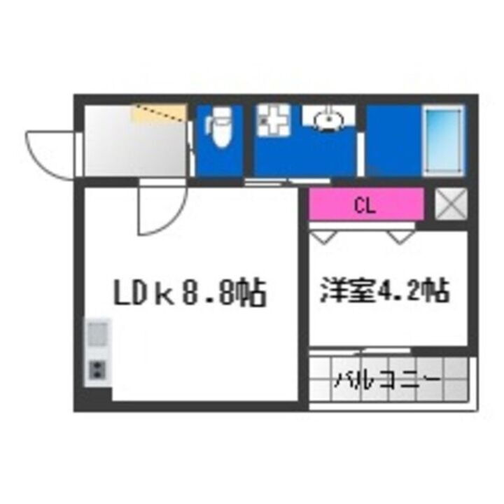 大阪府東大阪市御厨東１丁目 八戸ノ里駅 1LDK アパート 賃貸物件詳細