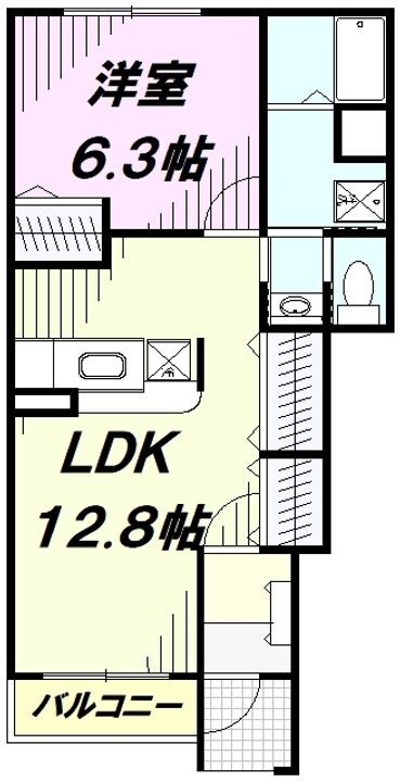 ヴィラサンタフェＡ 1階 1LDK 賃貸物件詳細