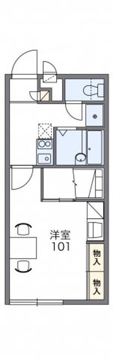 広島県福山市千田町２丁目 横尾駅 1K アパート 賃貸物件詳細