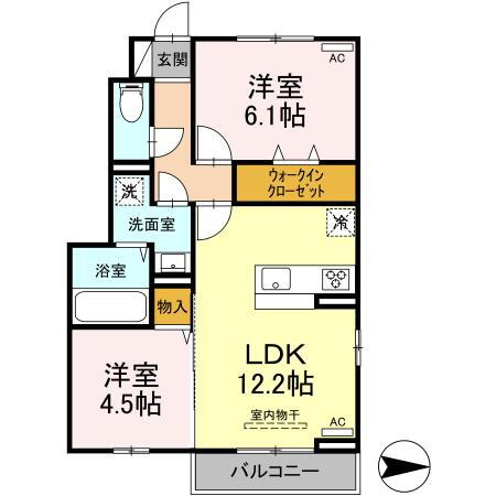 サイエンス 1階 2LDK 賃貸物件詳細