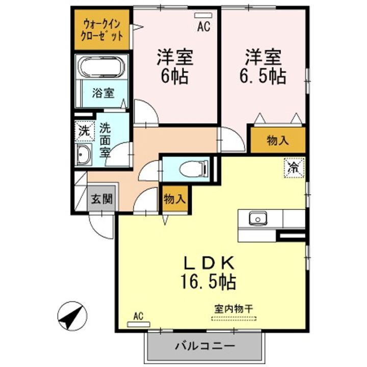 広島県府中市中須町 高木駅 2LDK アパート 賃貸物件詳細