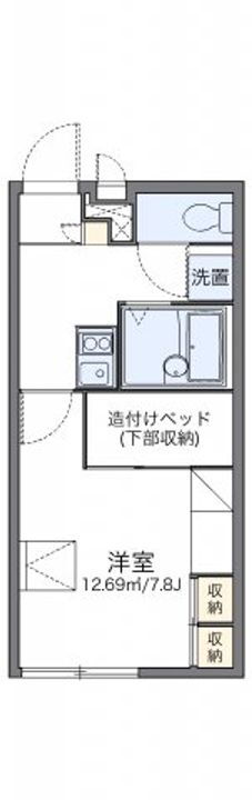 広島県福山市千田町２丁目 横尾駅 1K アパート 賃貸物件詳細