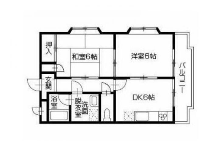 広島県福山市春日町２丁目 東福山駅 2DK マンション 賃貸物件詳細