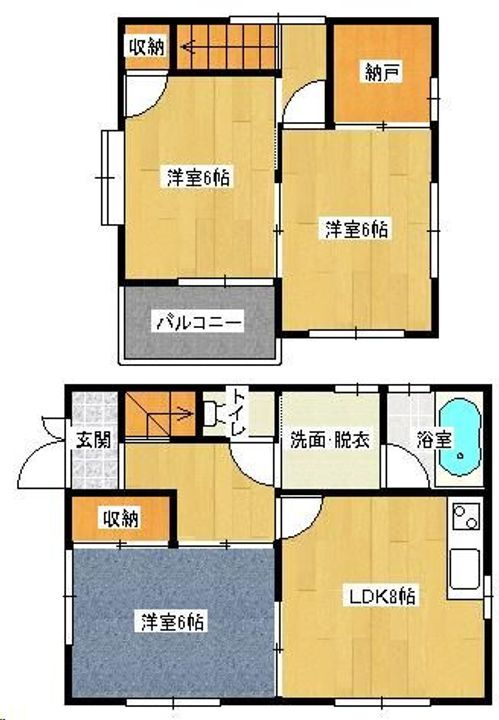 ヴィラ上山守 3SDK 賃貸物件詳細