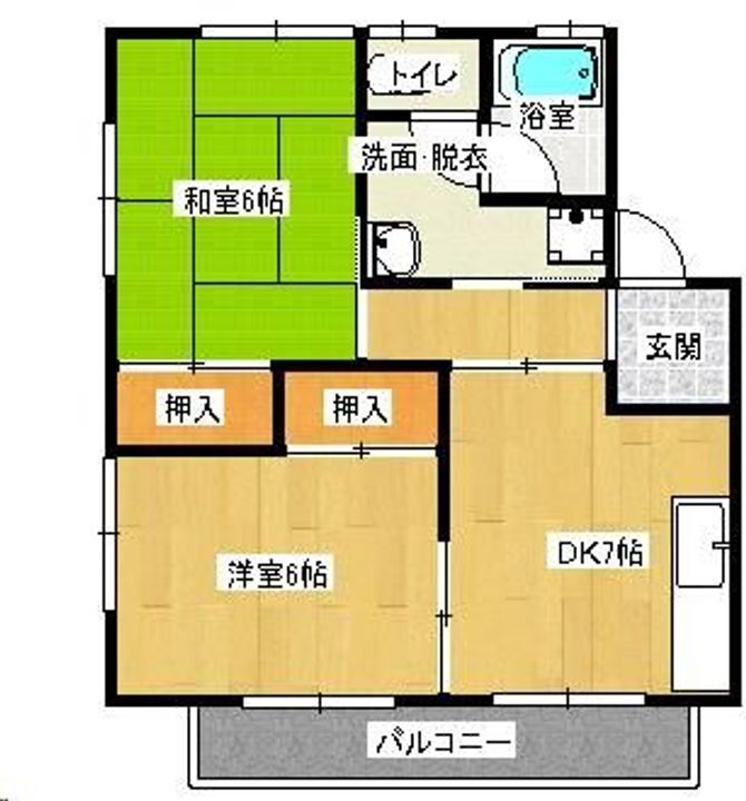 小砂ハイツ 2階建