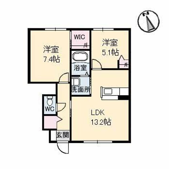 広島県府中市鵜飼町 鵜飼駅 2LDK アパート 賃貸物件詳細