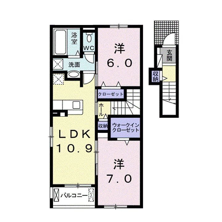 広島県府中市中須町 高木駅 2LDK アパート 賃貸物件詳細