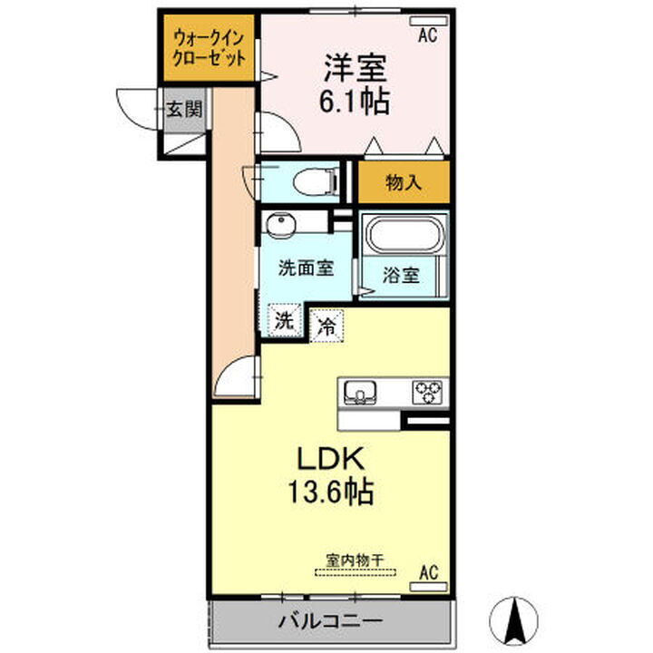 メゾン・ド・キャトルⅣ 3階 1LDK 賃貸物件詳細