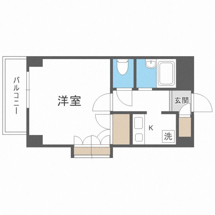 おおきに北梅田サニーアパートメント 4階 1K 賃貸物件詳細