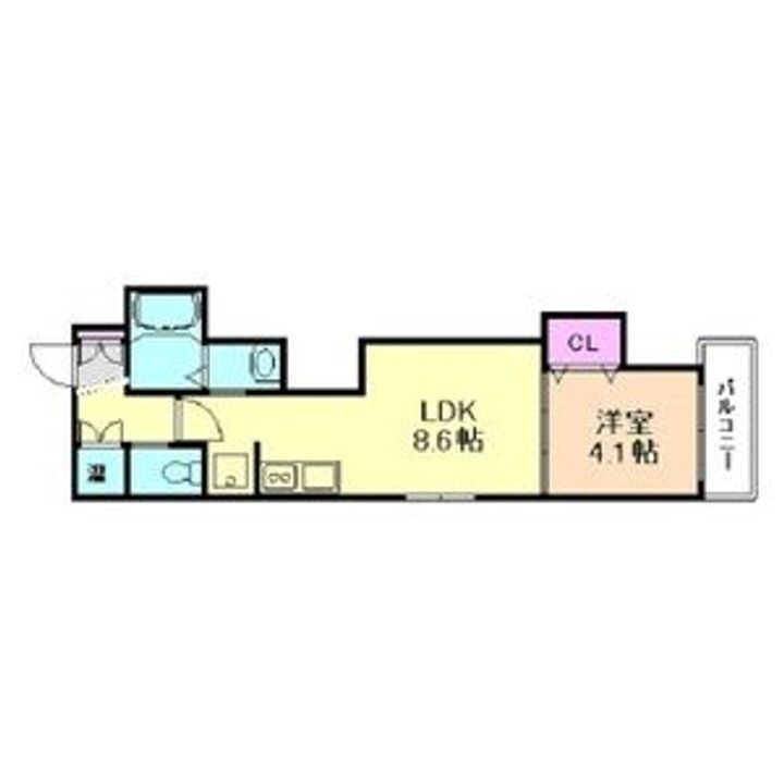 大阪府東大阪市中野１丁目 荒本駅 1LDK アパート 賃貸物件詳細