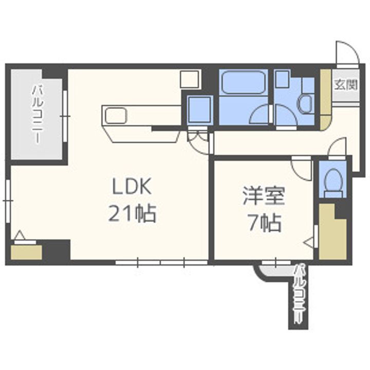 グレンパーク梅田北 12階 1LDK 賃貸物件詳細