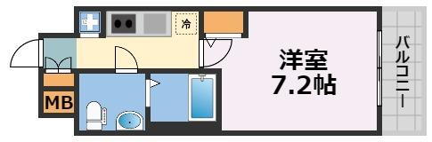 エグゼ大阪ＤＯＭＥ　ＣＩＴＹグレイス 7階 1K 賃貸物件詳細