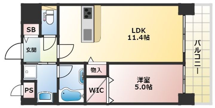 グランパシフィック花園Ｌｕｘｅ 7階 1LDK 賃貸物件詳細