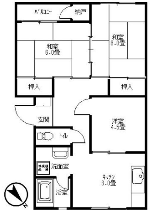 福岡県福岡市南区向新町１丁目 井尻駅 3DK マンション 賃貸物件詳細