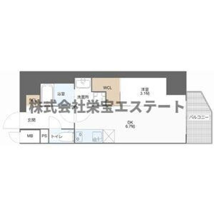 ＭＥＬＤＩＡ　ＣＲＥＳＴ　桜ノ宮　Ｋｉｒｓｃｈ 14階 1DK 賃貸物件詳細