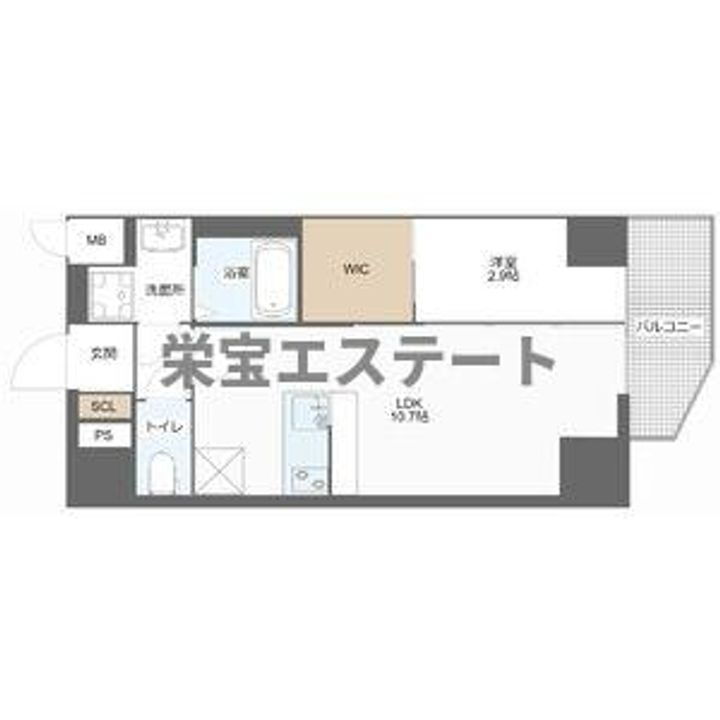 ＭＥＬＤＩＡ　ＣＲＥＳＴ　桜ノ宮　Ｋｉｒｓｃｈ 6階 1DK 賃貸物件詳細