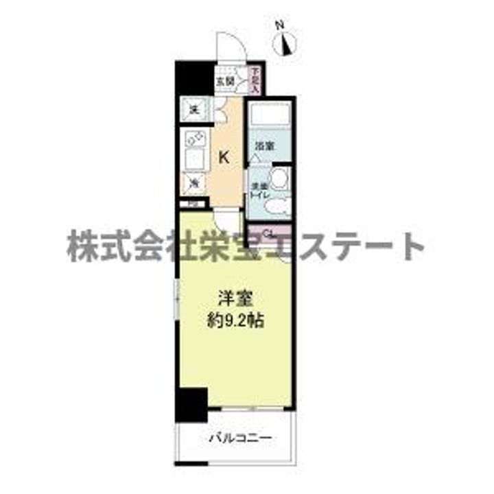 ルクレ京橋 10階 1K 賃貸物件詳細