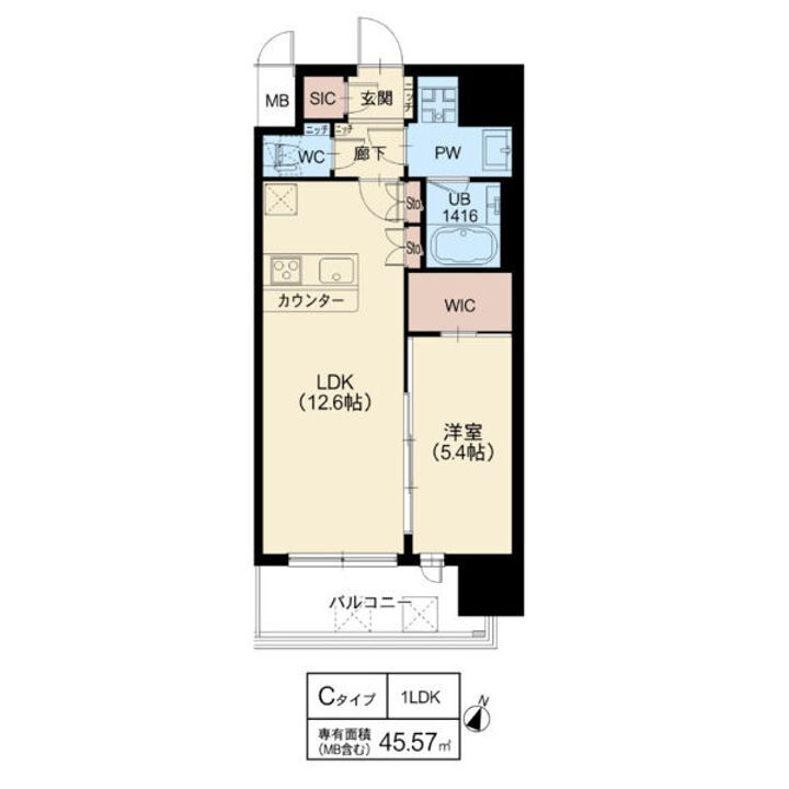 スプランディッド新大阪Ⅶ 3階 1LDK 賃貸物件詳細