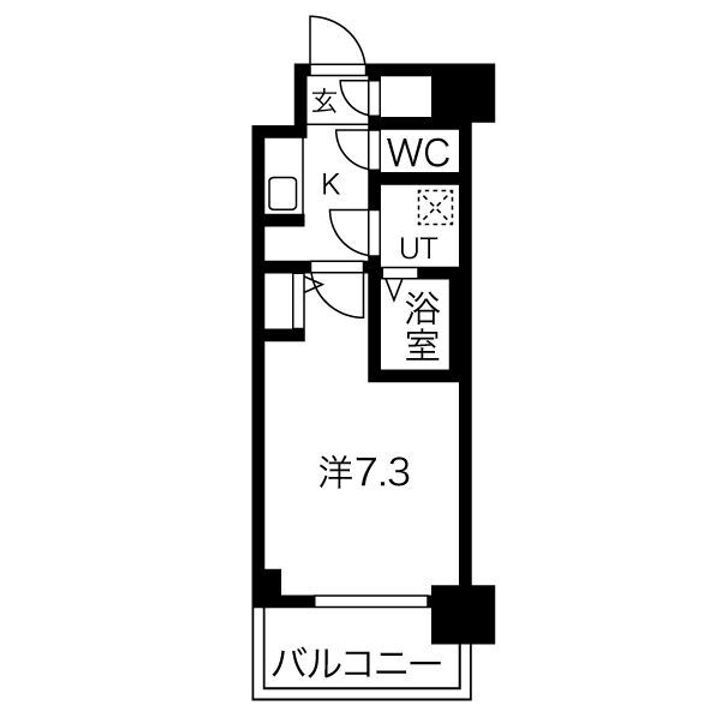 サムティ大阪ＧＲＡＮＤ　ＥＡＳＴ 5階 1K 賃貸物件詳細