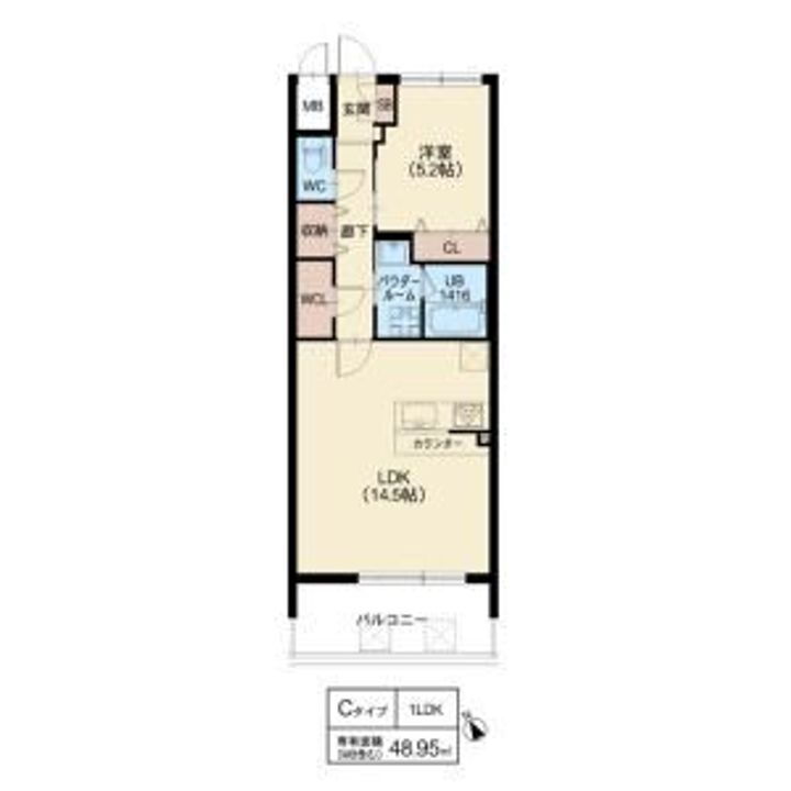 スプランディッド福島ＷＥＳＴ 3階 1LDK 賃貸物件詳細