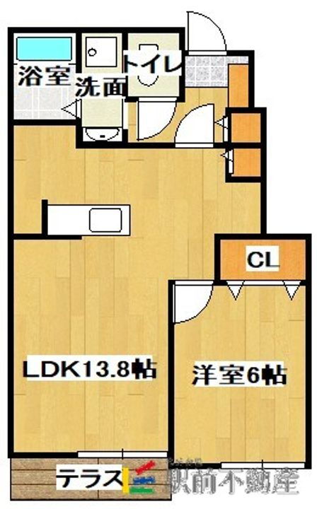 福岡県大牟田市小川町 大牟田駅 1LDK アパート 賃貸物件詳細