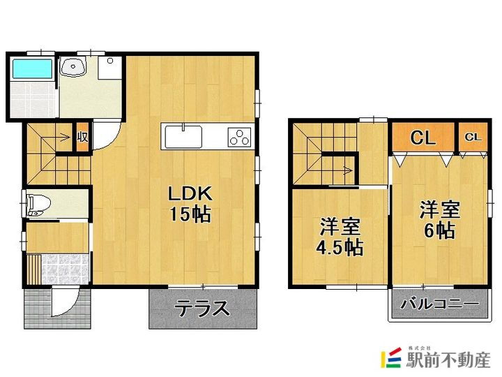 福岡県大牟田市黄金町１丁目 大牟田駅 2LDK アパート 賃貸物件詳細