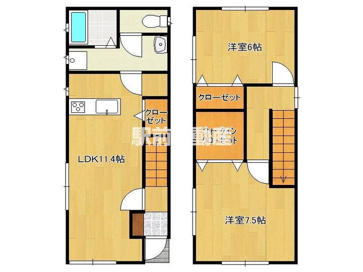 福岡県八女市平 羽犬塚駅 2LDK 一戸建て 賃貸物件詳細