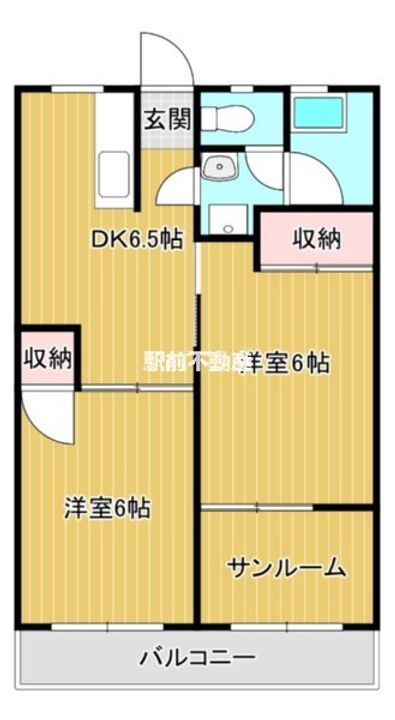 福岡県大牟田市本町４丁目 大牟田駅 2SDK マンション 賃貸物件詳細