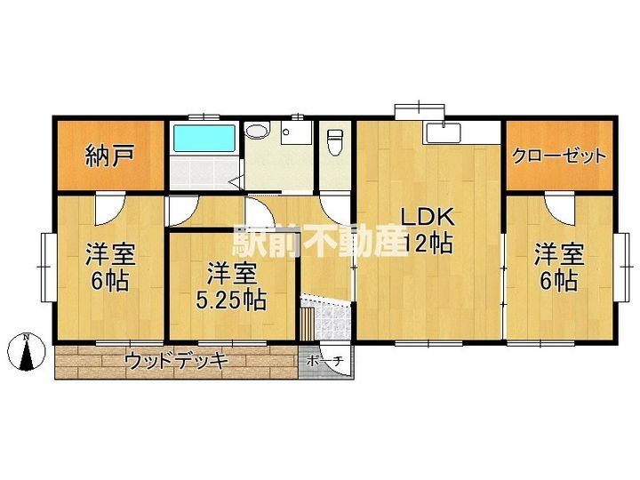 福岡県八女市本村 羽犬塚駅 3LDK 一戸建て 賃貸物件詳細