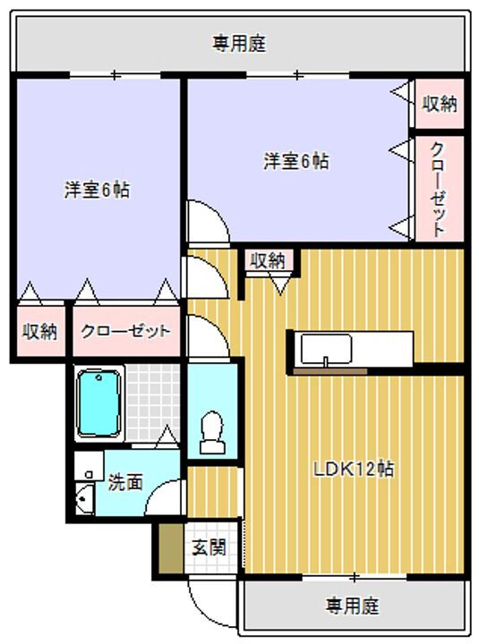 滋賀県甲賀市甲賀町相模 甲賀駅 2LDK アパート 賃貸物件詳細
