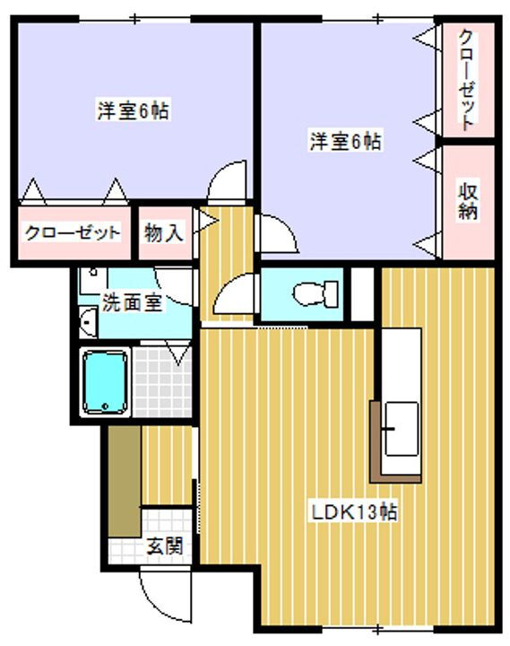 滋賀県甲賀市水口町東名坂 水口駅 2LDK アパート 賃貸物件詳細