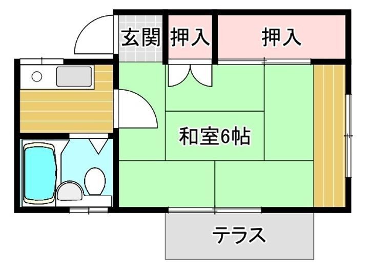 滋賀県湖南市宝来坂２丁目 石部駅 ワンルーム アパート 賃貸物件詳細